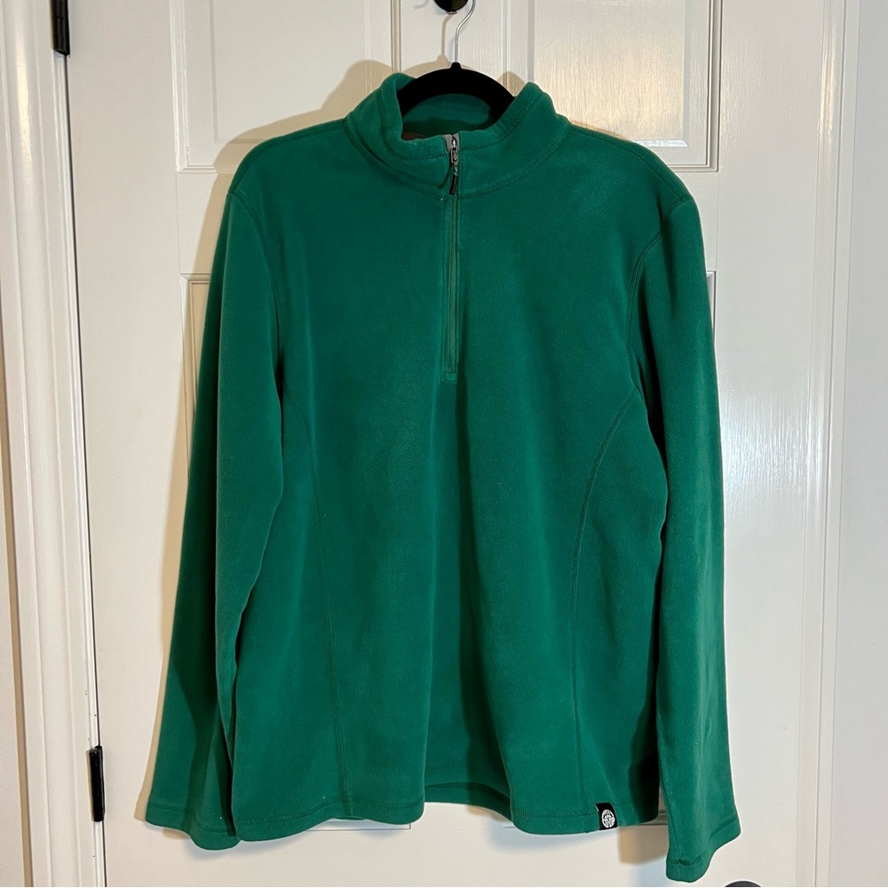 REI | Men’s Quarter-Zip Fleece, Green - EUC